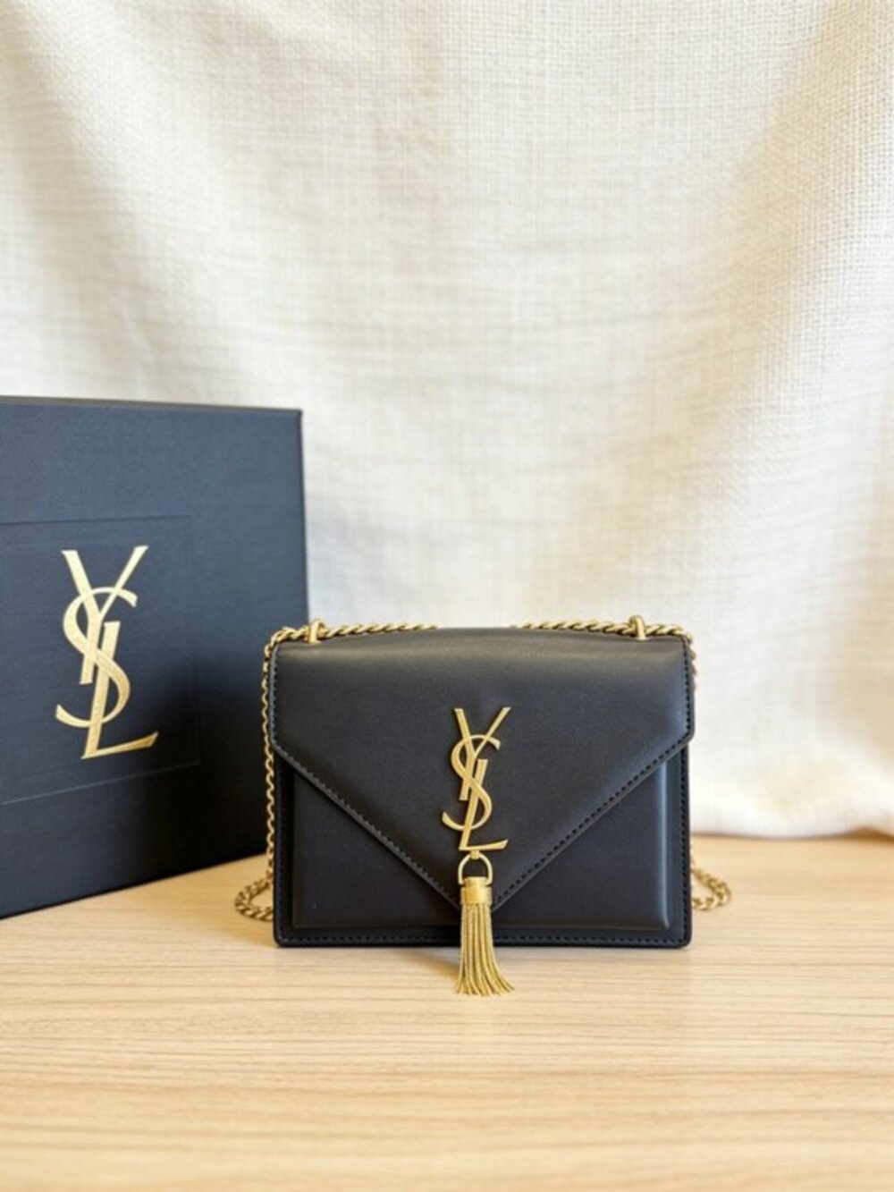 Saint Laurent Kate Small Tassel Chain Bag